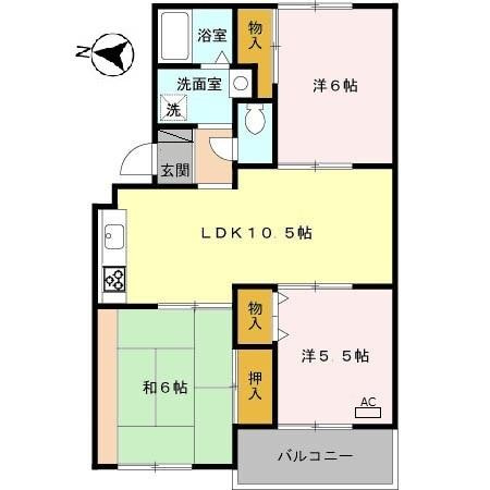 【間取り】 | ファミール東宮原