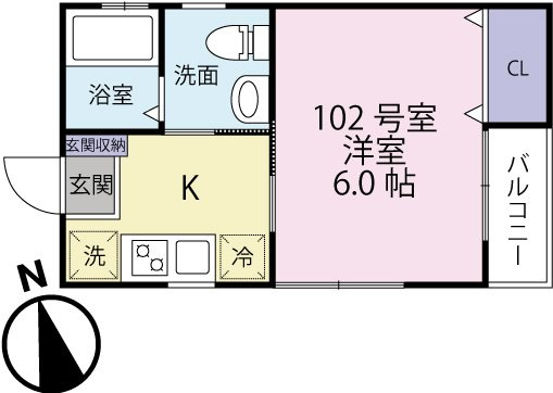 ノンナ　ティー の間取り