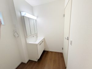 大津市大江4丁目　新築戸建の独立洗面台
