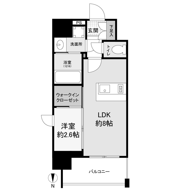 LiveCasa王子公園の間取り