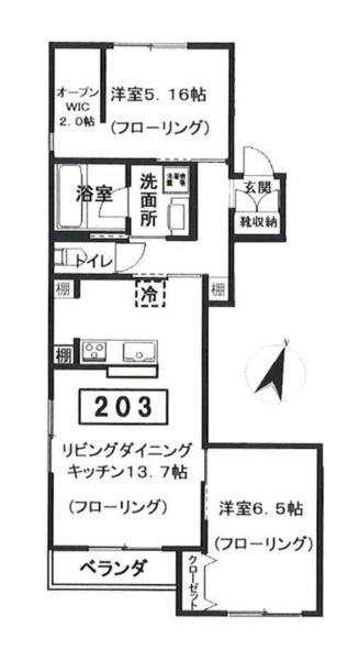 クラインヴァルト駒沢の間取り|間取り
