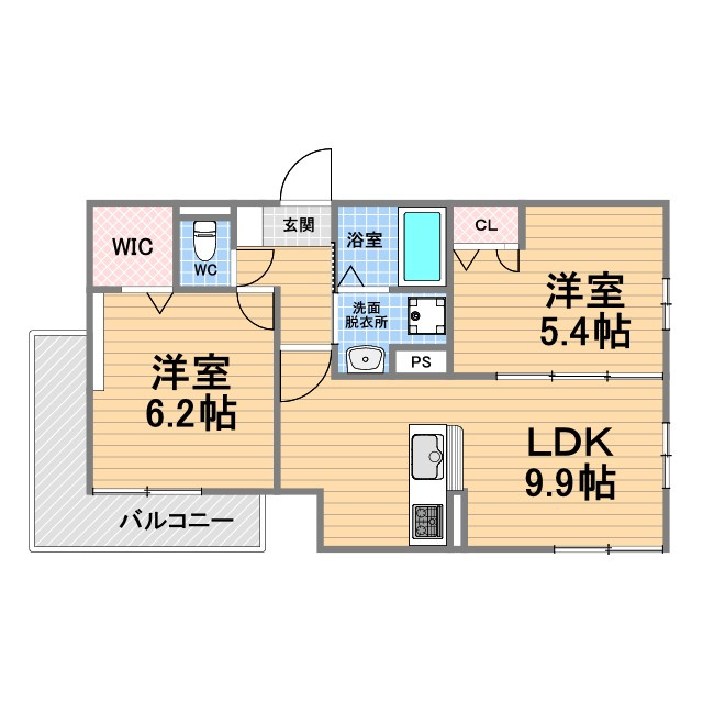 上甲子園廣和レジデンスの間取り