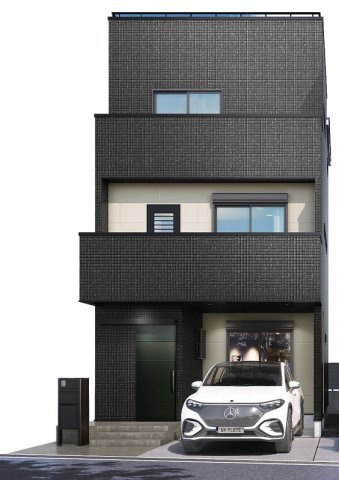 【外観パース】 | パークタウン西宮市堤町　新築戸建て | 【外観パース】参考間取りプランで建築した場合のイメージパースです♪※実際とは異なる場合がございます。