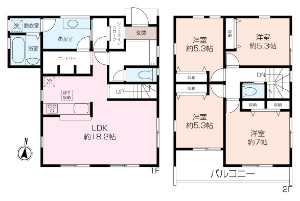 都筑区川和町新築戸建の画像