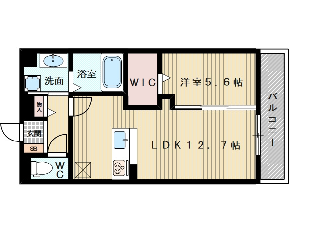 大阪市東淀川区豊里７丁目のアパート