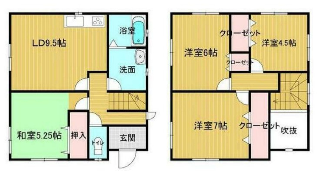 【中古戸建】熊谷市拾六間の間取り|■間取り図｜敷地面積：302.54㎡（約91.51坪）建物面積：99.00㎡（約29.94坪）