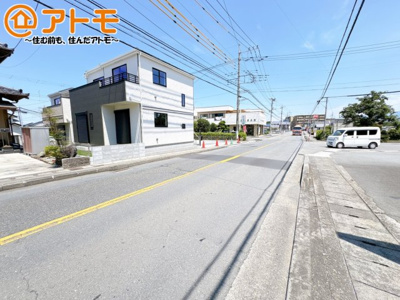 【前面道路含む現地写真】 | 駿東郡清水町長沢643番　新築一戸建て　B号棟