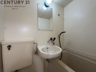 コンパクトな洗面所なので掃除が簡単です！