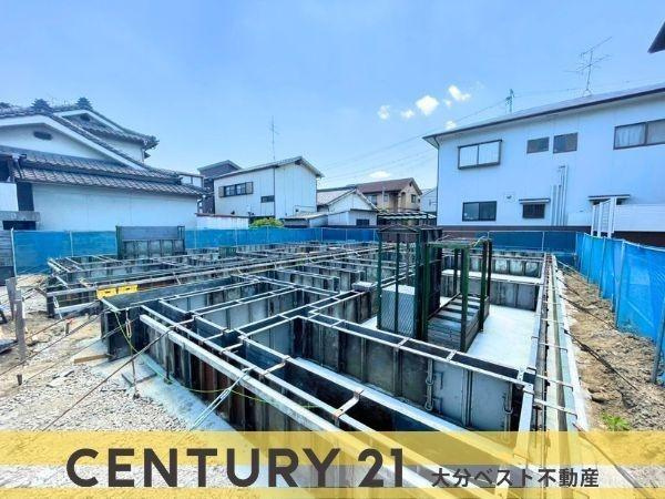 岩田町2丁目1期2号棟の外観|現地工事中写真(2026年5月撮影)