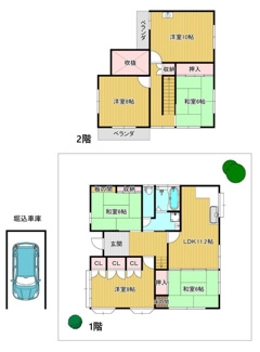 【間取り】 | 灘区篠原台　中古戸建