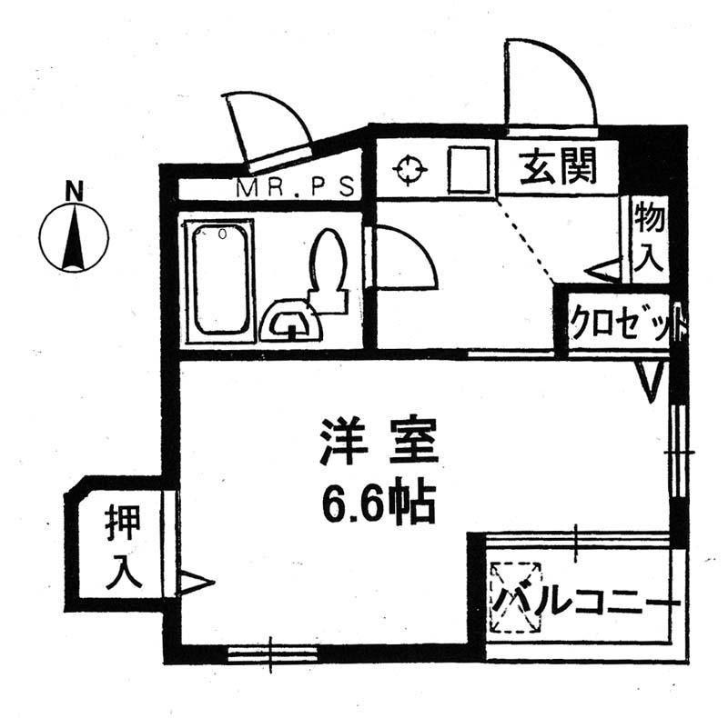 モリタマンションの間取り