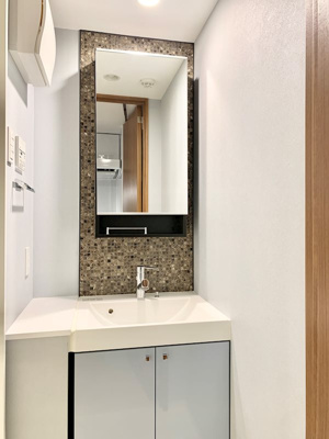 【洗面所】 | 新品家具付きマンション高田馬場10(KaGood東京)