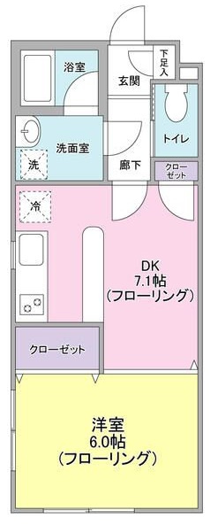 ヴェルデ柿の木坂の間取り|間取りです。