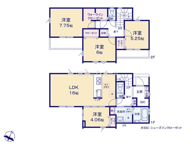 春日部市粕壁東10期　新築一戸建て　5号棟