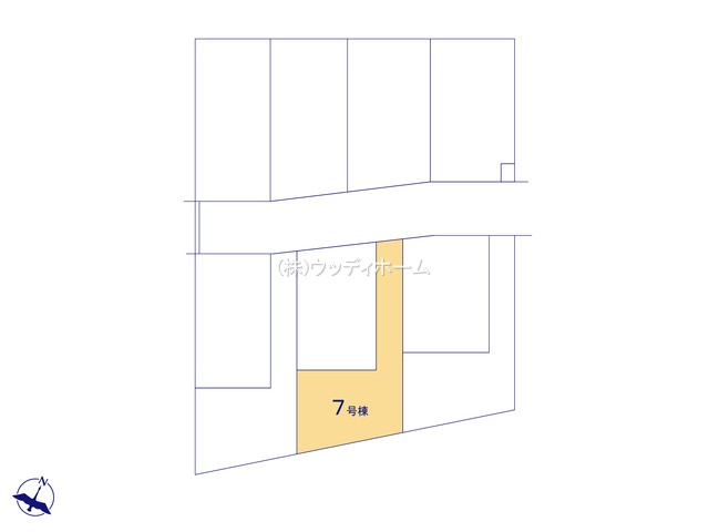 春日部市粕壁東10期　新築一戸建て　7号棟の区画図