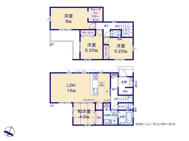春日部市粕壁東10期　新築一戸建て　9号棟
