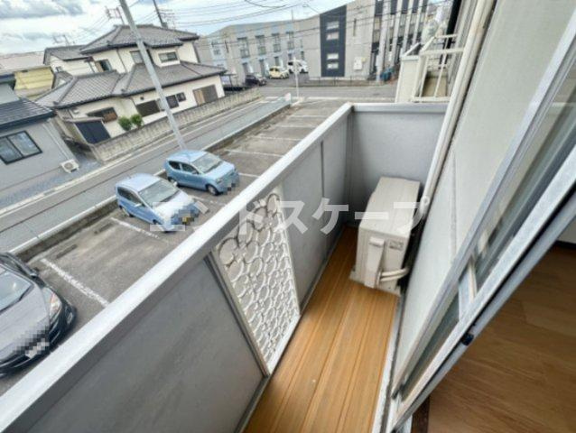 メゾンユキエのバルコニー|高崎、前橋のお部屋探しはエンドスケープまで！お客様の理想お聞かせ下さい♪