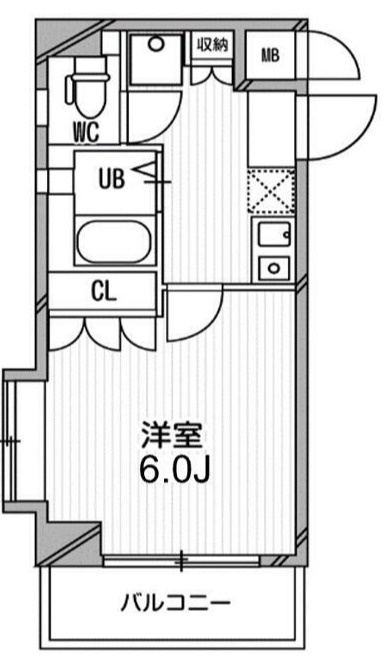 スペーシア高円寺Ⅱの間取り