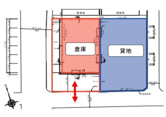 相模原市中央区宮下３丁目の倉庫の間取り