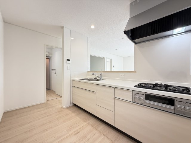 糸満市座波　第3（全4棟）1・2・4号棟のキッチン|4号棟　使いやすいシステムキッチン♪