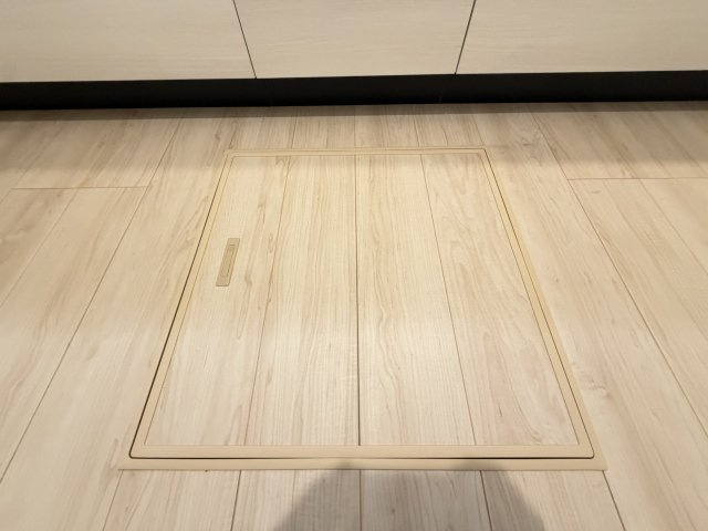糸満市座波　第3（全4棟）1・2号棟のキッチン|1号棟　床下収納付き♪