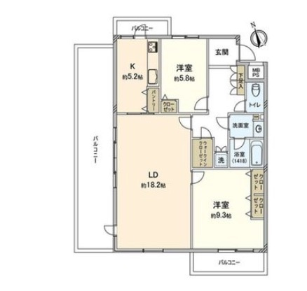 ★仲介手数料無料★マンション雪谷テラス