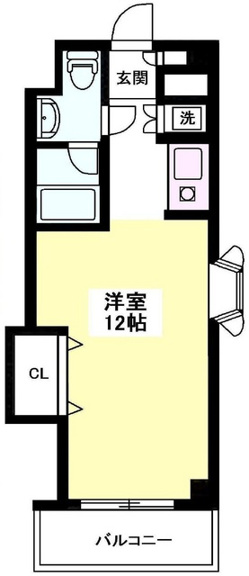 洋室１２帖のゆったり住空間♪