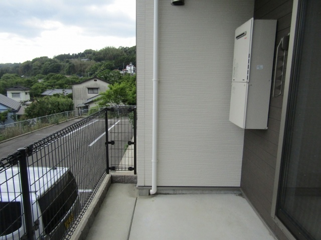 Aya's　baseのバルコニー