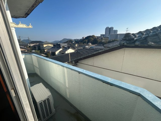天神スカイハイツのバルコニー