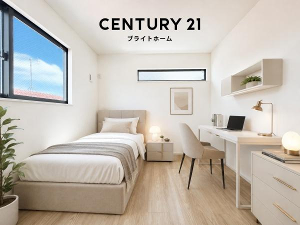 川崎市中原区上平間の新築一戸建の洋室|落ち着きのある洋室です！
休日はこちらでおくつろぎ下さい♪
※家具等はCGでの参考レイアウトです。