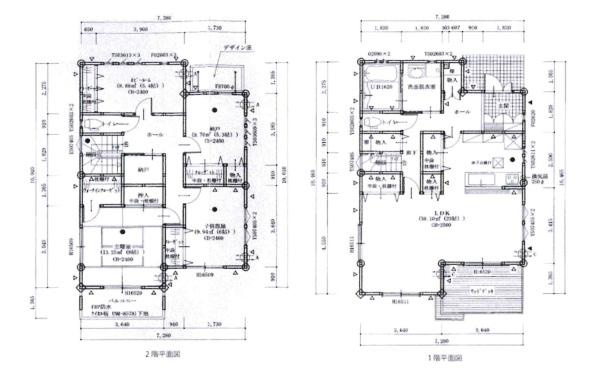 岡崎市羽根町小豆坂・中古戸建の間取り|間取り図です