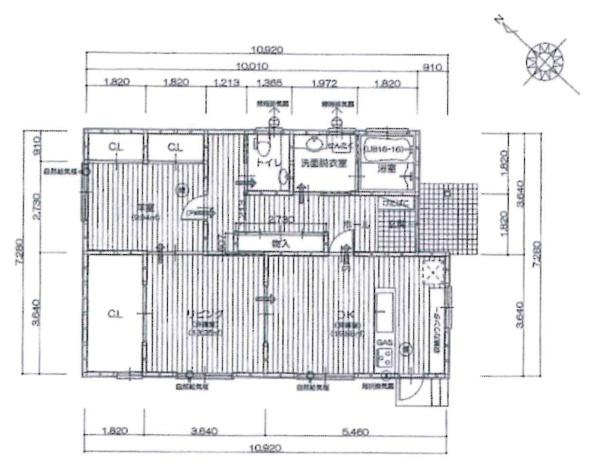 岡崎市島坂町・中古戸建の間取り|間取り図です