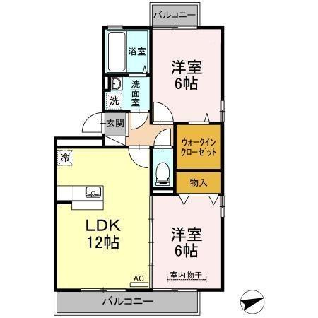 【間取り】 | リビングタウン弓ヶ浜　C棟