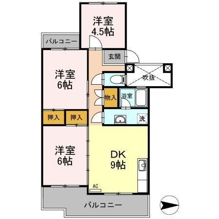 【間取り】 | フジパレス米子
