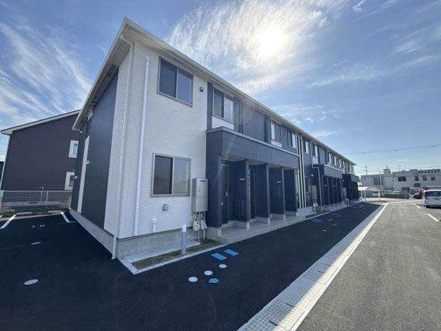 加古郡稲美町国岡　アパート新築の外観|完成予想図