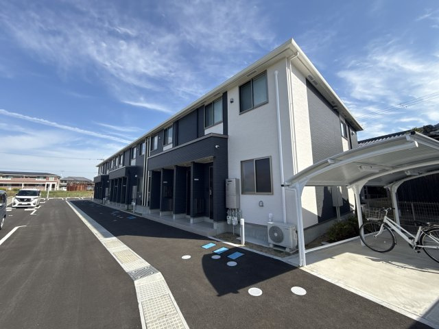 加古郡稲美町国岡　アパート新築のバルコニー|専用庭（イメージ）