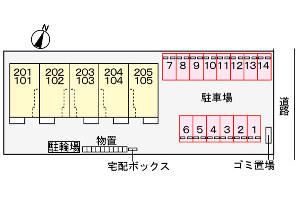 フォレストパレスの区画図