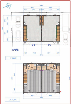 高柳5丁目ガレージハウスの間取り