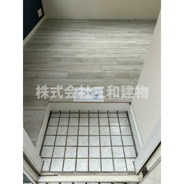 板橋区赤塚６丁目のアパートの玄関