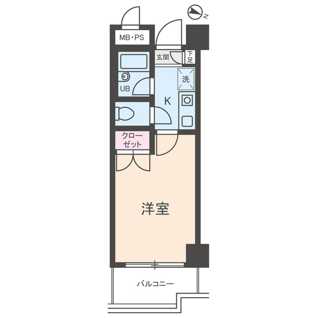 日神パレステージ玉川上水の間取り