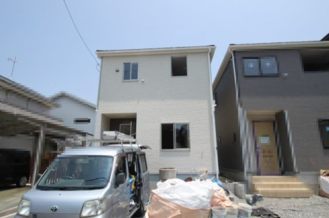 高知市針木東町　第1　１号棟　新築戸建　(全2区画)の外観|建築中です！
建物面積　82.21㎡（約24.86坪）1階　42.52㎡　２階　39.69㎡　
