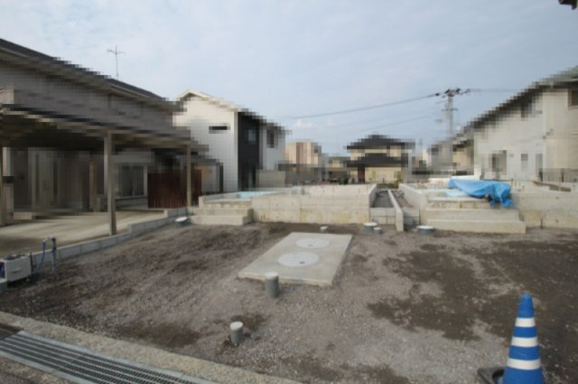 高知市針木東町　第1　１号棟　新築戸建　(全2区画)の外観|土地面積　94.97㎡　（約28.72坪）建物面積　82.21㎡（約24.86坪）