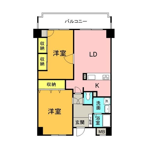 グランデ元塩の間取り