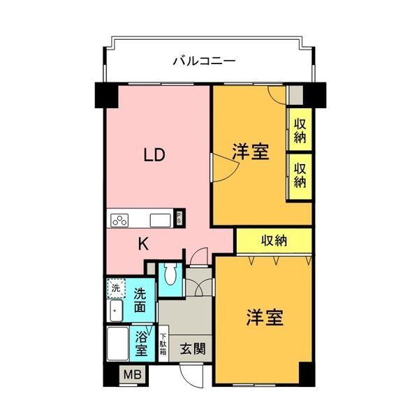 グランデ元塩の間取り
