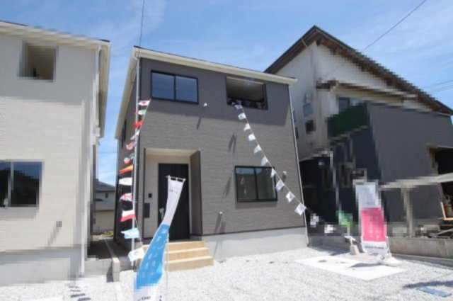 高知市針木東町　第1　2号棟　新築戸建　(全2区画)の外観|２号棟　土地面積　107.38㎡　（約32.48坪）建物面積　90.72㎡（約27.44坪）