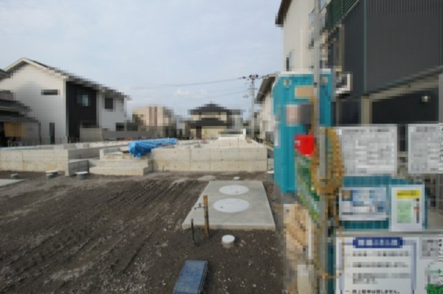高知市針木東町　第1　2号棟　新築戸建　(全2区画)の外観|土地面積　107.38㎡　（約32.48坪）建物面積　90.72㎡（約27.44坪）