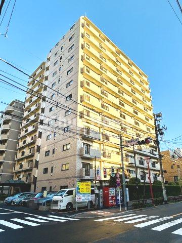 サンレイ浅草の外観|1995年2月築。ペットの飼育可能マンションです。