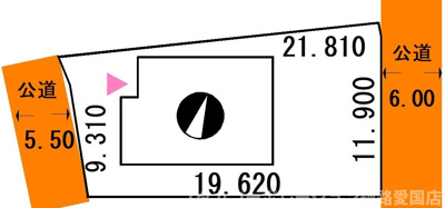 【区画図】 | 【商談中】釧路町別保南1丁目57売家