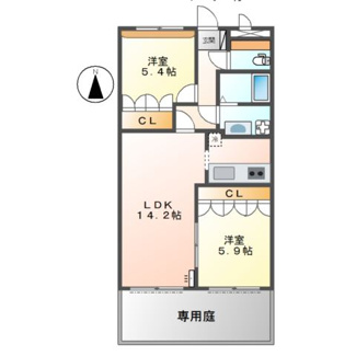 【間取り】 | グランドールＡ