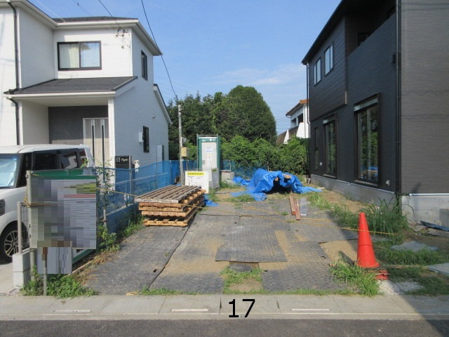 【仲介手数料無料】新築戸建　東松山市石橋1630-6（全31棟）の前面道路含む現地写真